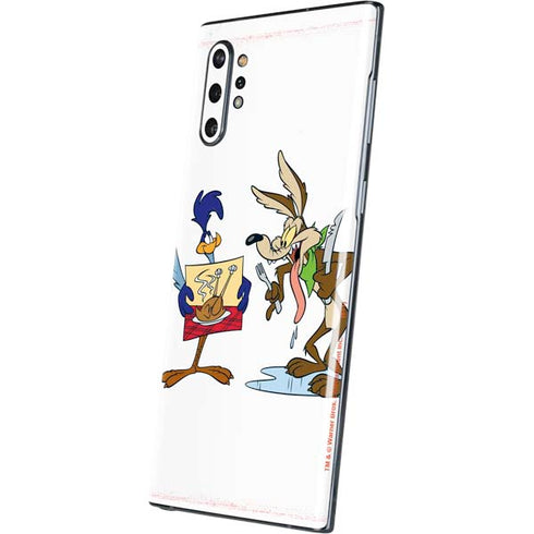 Looney Tunes Road Runner Wile E Coyote Food Galaxy Note 10 Plus Skin